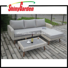 Rotin en osier de haute qualité Alu. Sofa Set Meubles